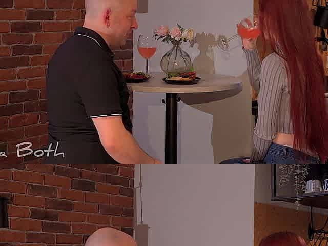 Anal aperitif - Redhead girlfriend wishes butt drilled after work - Part 1