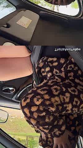 Marvelous Latin chick beauty with a large butt has sex in a stranger's car