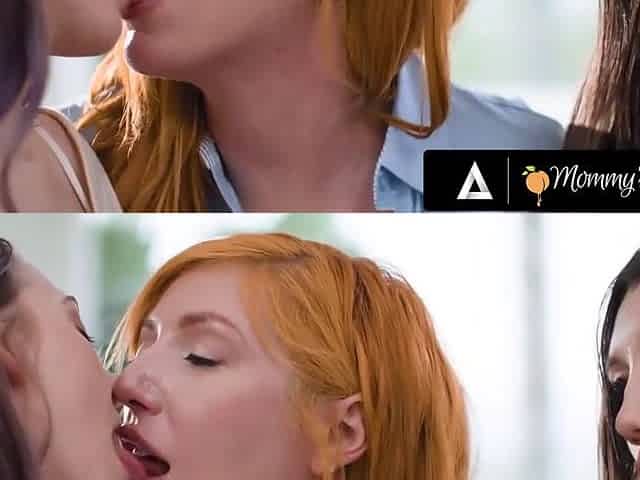 Lily Larimar, Maya Woulfe And Lauren Phillips In Lauren And Lilys Nipple Sucking Sex