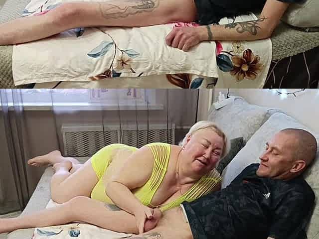 High-quality Deep Blowjob From Stepmom with Cum Swallowing
