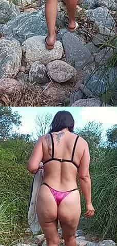 Beautiful Mature Wife and a Beautiful Outdoor Anal on the River