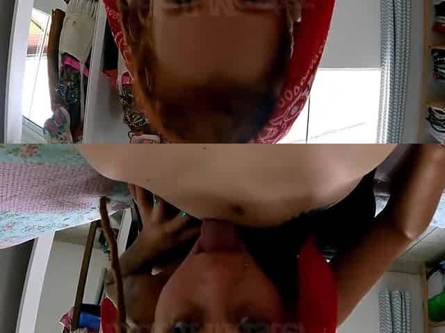 My Girlfriends Redhead Friend Sucks Me Before She Comes Home From Work