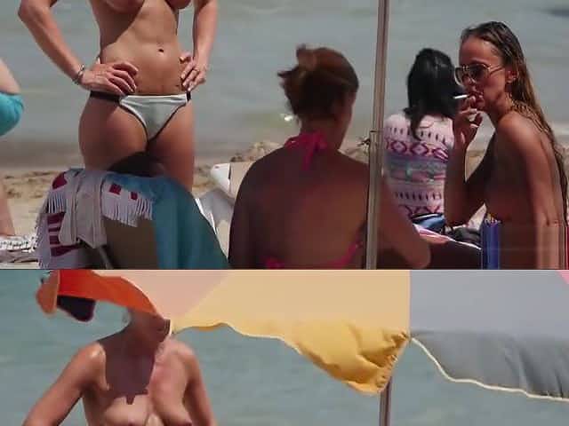 Milf Topless Beach Meeting [4K Ultra HD]