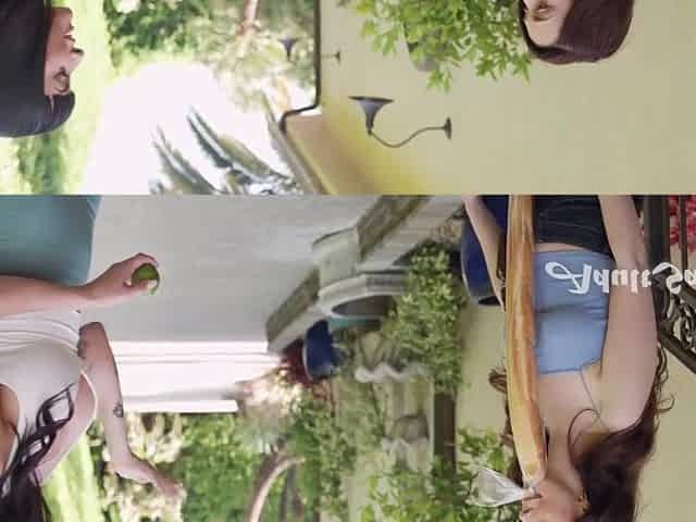 Tall Honey Eats Out Her Nervous Neighbour With A Crush