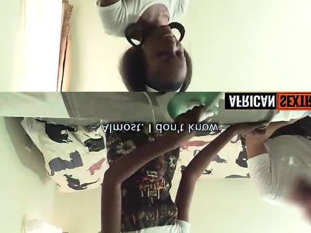 Taut Darksome Skin 18yo Ebony Beauty Exposed & Railed Hard By BWC Pervy Tourist