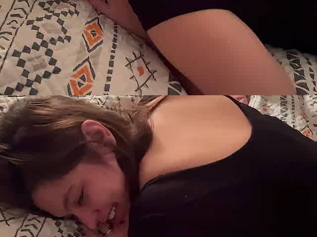 Floozy wife sucking a larger penis