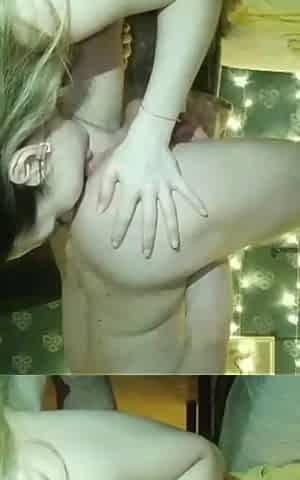 Amateur MILF Rimming Licked Ass and He Finished