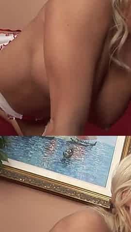 Crista Moore is a teen who gets interracial black cock fuck for cum