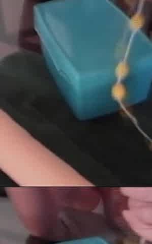 First the Dildo Then the Real Cock