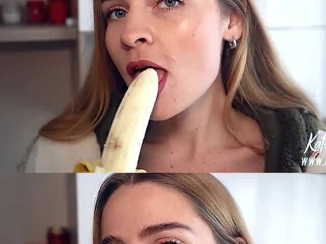 Hungry neighbour makes Astounding Eye Contact ORAL - BIGGEST FACIAL - KateKravets