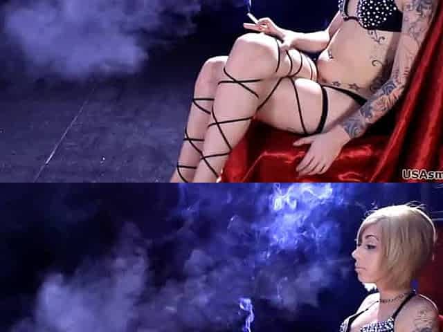 Lynette Smoking