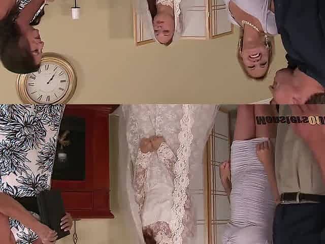 Awkward Wedding Planning Ends in Huge Facial Jizz flow