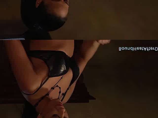 Hot Large Ass Lesbo Thrall Masturbating And Looking At Lustful Headmistress