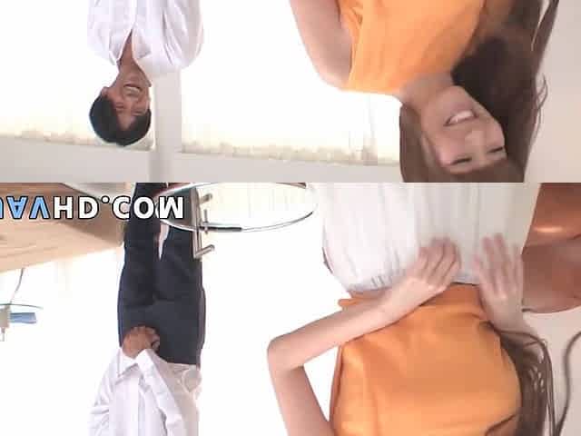 Akari Asagiri gets a rubdown that leaves her both crevice and pink pucker sexily drilled - a spectacular