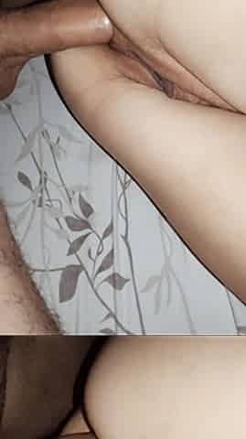 Close-up of How the Sphinxter on the Butt Stretches During Anal