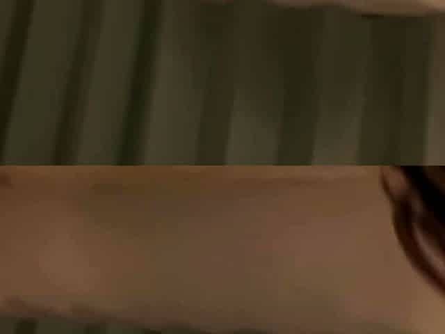 Extreme close up of Japanese teen masturbating