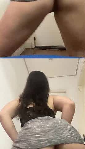 Married woman with a large booty dancing funk out of pants
