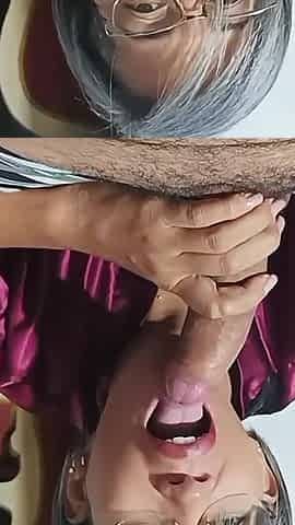 She Catches Me Masturbating and Without Thinking She Puts My Cock in Her Mouth and Wow, Balls.