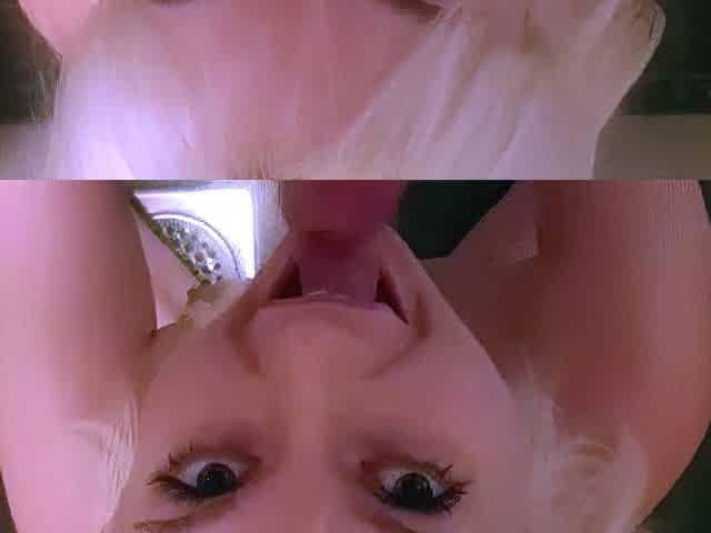 Amateur Blonde Blowjob handjob Huge Facial