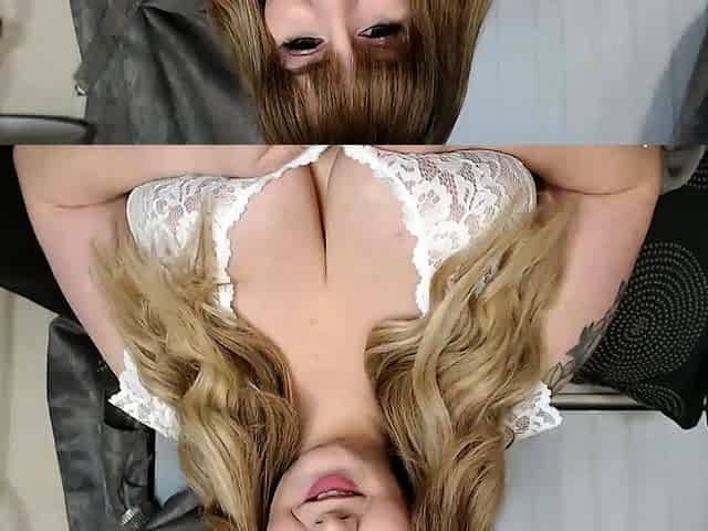 Big boob brunette masturbates on webcam