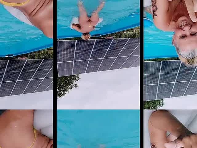 Hot Housewife Lukerya in the Pool