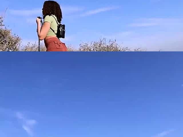 Hiking with Willow Ryder can lead to a quickie fuck