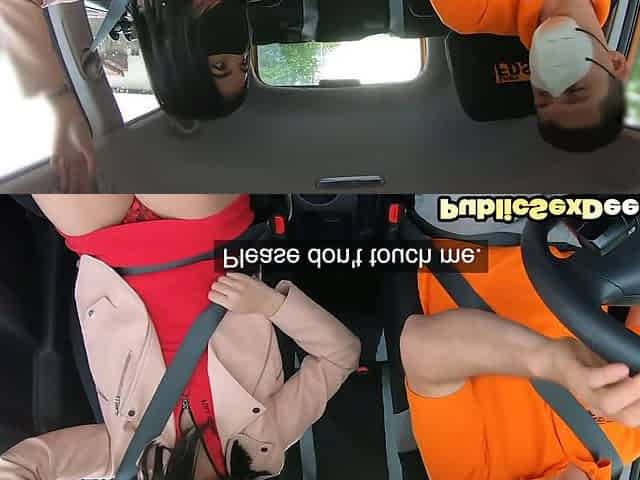 21yo cute babe pounded by teacher in car