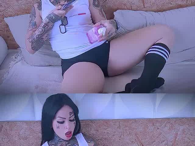 Bizarre POV Ass drilling to Impure Tugjob and Deepthroat Spunk flow