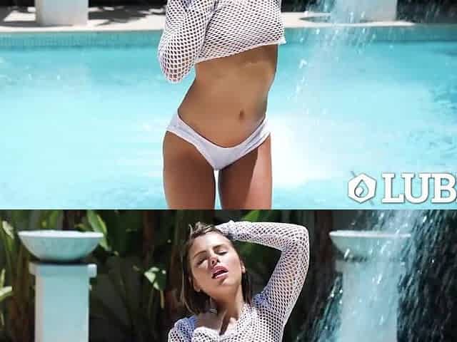 LUBED Hazel eyed Adriana Chechik large schlong screw and facial