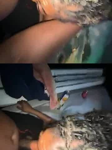 Omg This Big Black Cock Got Me so Wet Fuck Deep in My Belly