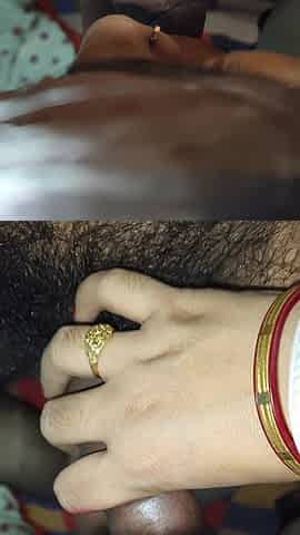 Desi House Wife Doing Sex with Husband Best Friend and Cum in Mouth