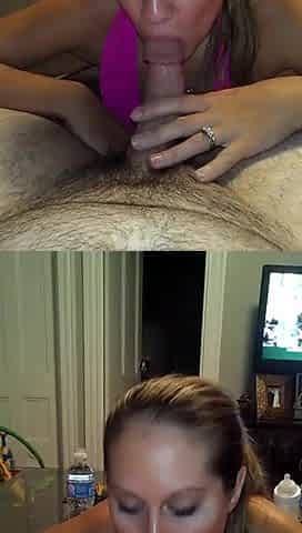 mother I'd like to fuck Savage Sarah Sucks ramrod and gets cum in her throat