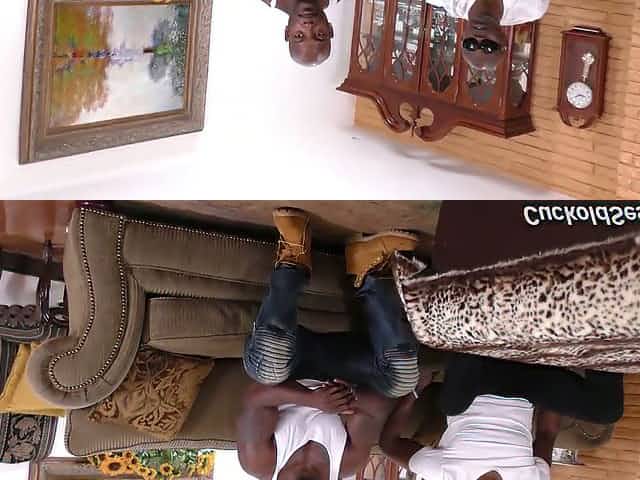 Perverted hubby surprises his babe Jaye Summers with two black cocks