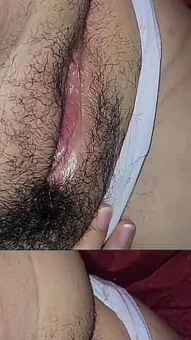 Fingering and Fucking My Step-stepdaughter's Hairy Pussy