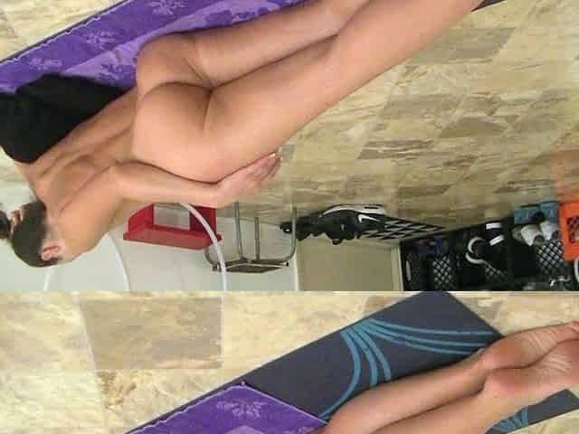 Brunette solo honey shows her masturbating skills