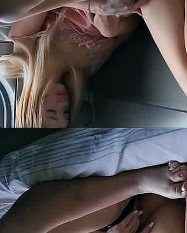 Want to see me masturbate on the train? Female orgasm. 4K 60FPS