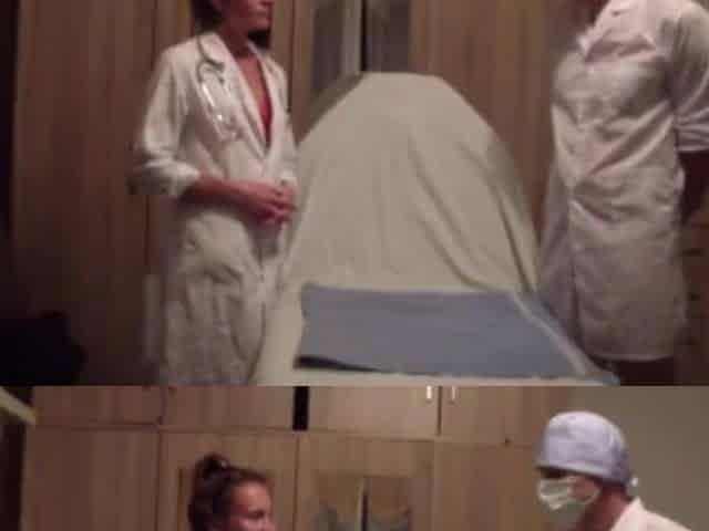 Climax clinic - Youthful hot doctor examines recent patient - shy stud