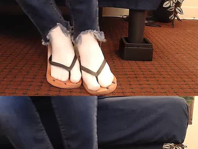 Watermelon Flip Flops White Ankle Socks