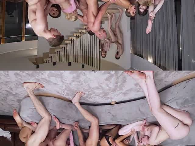 A Huge Orgy Of Students!