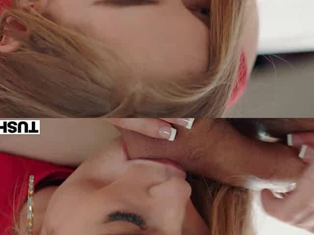 A slender co-ed with fair hair has a truly memorable initial foray into anal sex.