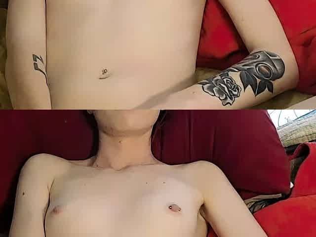 Sexy teen doggystyle fuck on webcam close up