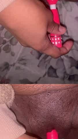 Watch Me Play with My Fat Black Pussy