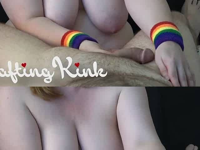 mother I'd like to fuck gives me a fleshly tugjob - explosive edging jizz flow POV