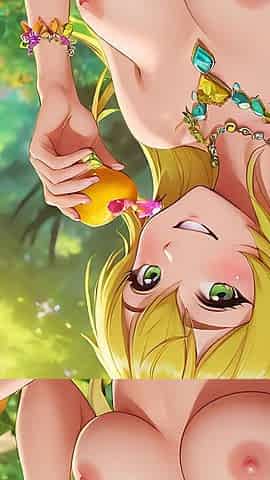 Artistic Nude Adult Woman Eating Sarguelas - Ai Generated Slideshow