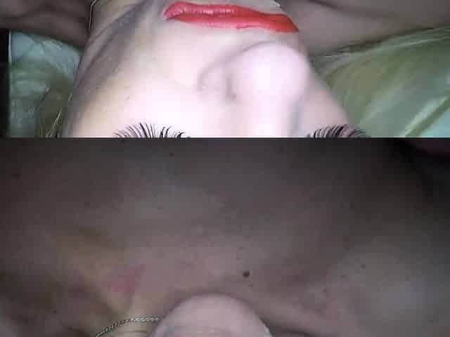 Dutch blond hot babe fucked in both holes and swallows his