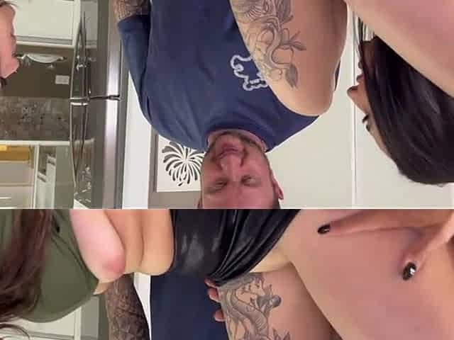 My Husband Caught Me with My Friend in the Kitchen and I Called Him to Have a Threesome