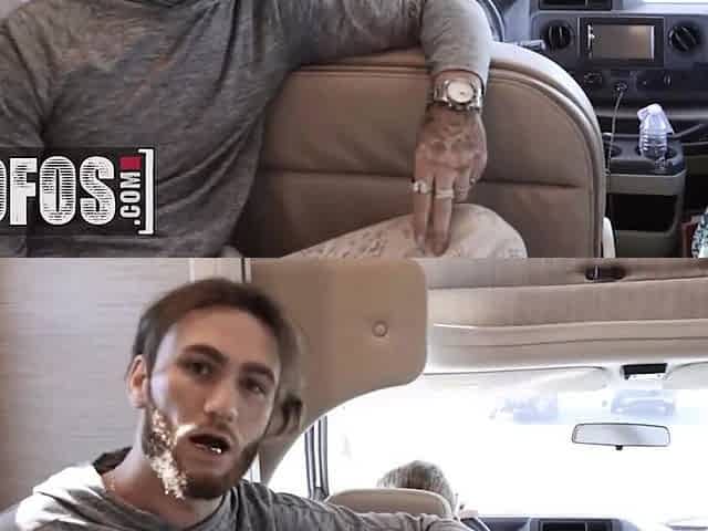 Lila Love tries to stay quiet during intense public sex on a wild festival road trip