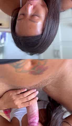 Amateur teen Blowjob with hardcore drilling