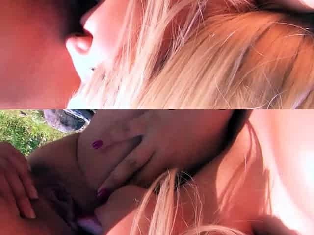Our Sexy Outdoors Lesbian Session With Toys Available Here