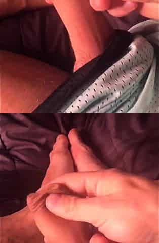 Foot fetish masturbation with big cumshot on my feet
